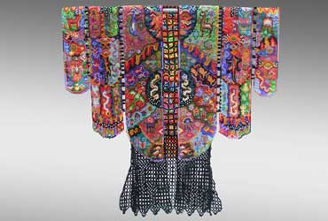 Sharmini Wirasekara Huichol Large Robe beadwork artist